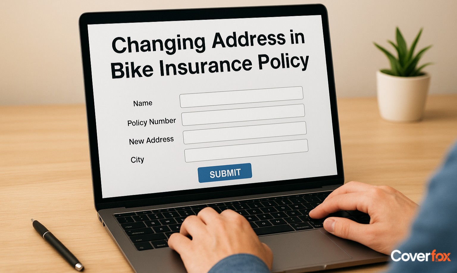 Steps to change address in bike insurance policy